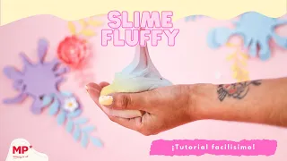 Cómo hacer SLIME FLUFFY - fácil y súper esponjoso