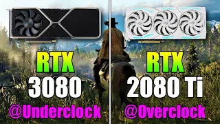 RTX 3080 10GB @Underclock vs RTX 2080 Ti 11GB @Overclock