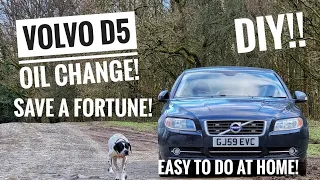 *CHANGING THE OIL* on my Volvo S80 D5!!