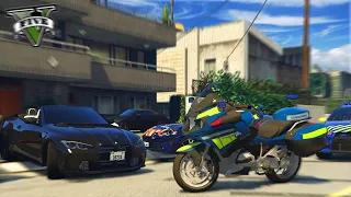 GO FAST 4 COURSES POURSUITES EN BMW M4 G83 VS LES MOTARDS DE LA GENDARMERIE | GTA V RP MOD