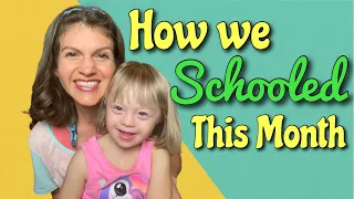 HOMESCHOOLING Special Needs PK (Preschool) this Month || Down Syndrome Education #shorts #