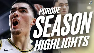 Zach Edey's FULL Purdue Season Highlights | 2x AP POY | 24.9 PPG 12.2 RPG 62.5 FG%