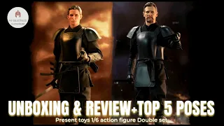 Batman Begins Ninja 2 Pack 1/6 Scale Figures Present Toys Unboxing & Review + Top five Poses