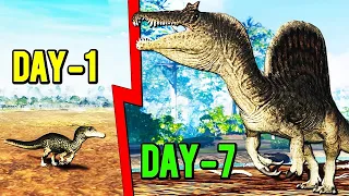 Surviving as a SPINOSAURUS HATCHLING in Prior Extinction Roblox