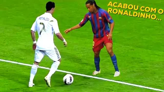 O DIA que CRISTIANO RONALDO DESTRUIU RONALDINHO GAÚCHO! 😳