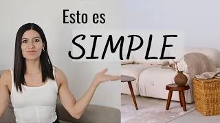 MINIMALISMO SIMPLE - 7 tips prácticos y simples para ser minimalista