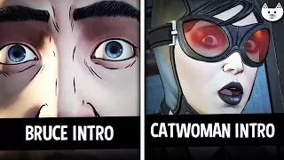 BRUCE BEGINNING vs CATWOMAN BEGINNING INTRO - Episode 4 - Batman The Enemy Within Episode 4 Choices