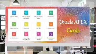 Create Reports List Using Oracle APEX Cards - Part 24