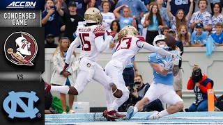 Florida State vs. North Carolina Condensed Game | 2021 ACC Football