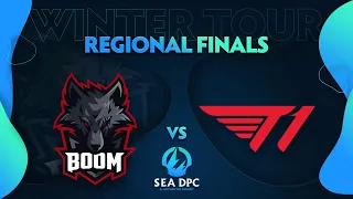 BOOM vs T1 Game 3 - DPC SEA Div 1 Regional Finals: Winter Tour 2021/2022 w/ GoDz & Sheepsticked