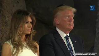 Memorial Prayer (Shai Abramson) at  President Trump Visit to Yad Vashem