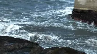 Depoe Bay Tsunami Surge Going Out The Channel 3-11-11