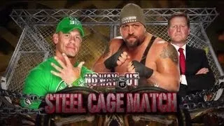 John Cena vs Big Show Steel Cage Match  No Way Out
