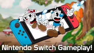 Cuphead: Nintendo Switch Gameplay | Handheld and Direct Feed! (5 Minutes!)