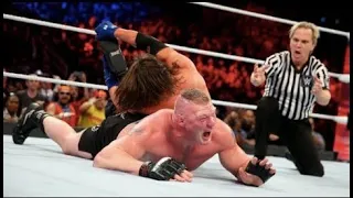 AJ Style vs Brock Lesnar Full Match WWE 2024