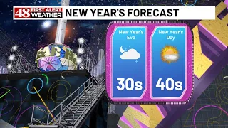 48 First Alert Forecast: Sunny and warmer for New Year's Eve.