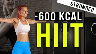 - 600 KCAL W 30 MINUT - HIIT STRONGER TRENING INTERWAŁOWY ODCHUDZAJĄCY