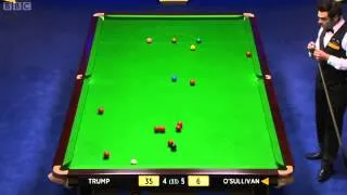 WSC 2013  RONNIE O'SULLIVAN vs JUDD TRUMP semifinal Frame10