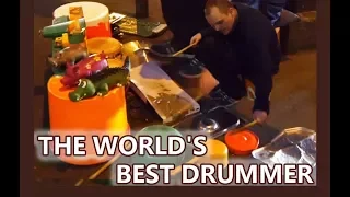 Лучший в мире барабанщик - Таланты на улице - Уличные музыканты