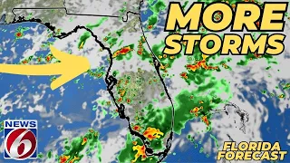 FLORIDA FORECAST: More Storms Coming As Unsettled Weather Pattern Continues PLUS Tropics Update