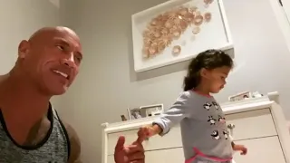 The Rock Sings 'You're Welcome' For His Daughter Tia For The 10th Time