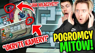 POGROMCY MITÓW w AMONG US - UKRYTE KAMERY! *pokazuje jak włączyć!* #4 z JAWOR