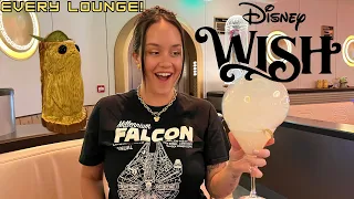 Drinking At EVERY Lounge On The Disney Wish | Disney Cruise Line Challenge!