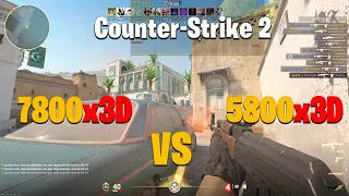 5800x3D vs 7800x3D | Counter-Strike 2 | Ryzen 7