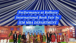 Ghar More Pardesiya | Dance Cover | Trio Performance at Book Fair 2024 from IEM MBA dept. | #kathak
