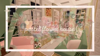 PASTEL FLOWER HOUSE TOUR  (ROBLOX BLOXBURG)