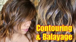 Contouring en Cabello/ Balayage Miel