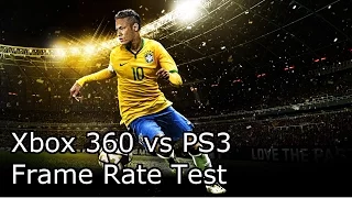 PES 2016 Xbox 360 vs PS3 Frame Rate Test (Demo)