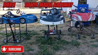 Got a little crazy!!! Couple of crashes on Day 1 at Santa maria go kart racing!