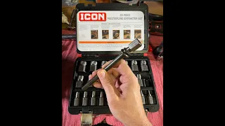 Harbor Freight ICON bolt extractor set. Is it junk? Unboxing and first impressions. Check it out!