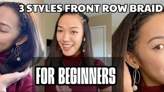 HOW TO: FRONT ROW BRAID | Hair Tutorial