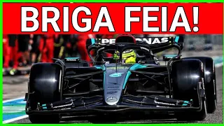 CLIMA QUENTE! GEORGE RUSSEL BRIGA COM HAMILTON E TOTO WOLF DA EXPLICAÇÕES! - MERCEDES F1