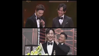 Lee Jun Ho and Nam Goong Min Kisses at the awards ceremonies