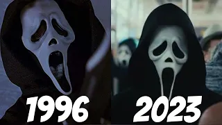 Evolution of Ghostface from Scream in Movies & TV (1996-2023)