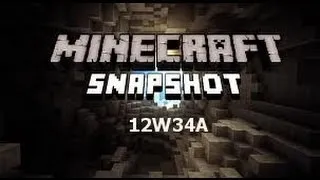 Minecraft Snapshot 12W34A Overview
