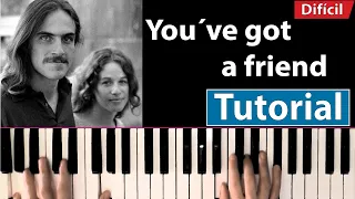 Como tocar "You´ve got a friend"(Carole King) - Piano tutorial, partitura y Mp3