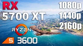 RX 5700 XT + Ryzen 5 3600 Test in 10 Games