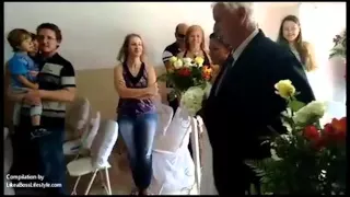 Wedding trumpet fail