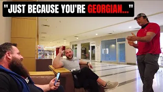 When Armwrestlers Meet In A Hotel Lobby | EvW Behind The Scenes