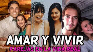 Parejas en la vida real de AMAR Y VIVIR