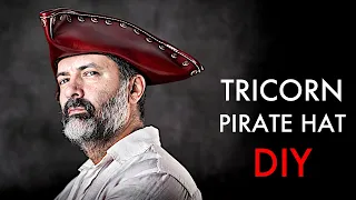 Pirate Tricorn Hat DIY - Tutorial and PDF Pattern