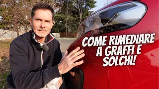 COME RIMEDIARE A GRAFFI E SOLCHI SULLA CARROZZERIA! #camper #consigli #carrozzeria #graffi #faidate