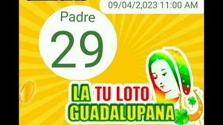 SORTEO 11AM LA DIARIA HONDURAS/LOTO NICARAGUA/ LA GUADALUPANA ABRIL 09/ 2023