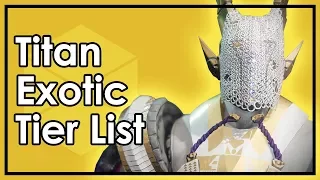 Destiny 2: The Best Titan Exotic Armor - Datto's Tier List