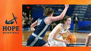 Hope vs. Kalamazoo | Women’s Basketball 2.18.23 | Senior Day | NCAA D3 Basketball | MIAA Basketball