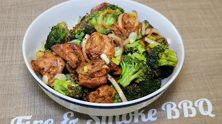 How to make amazing  Air Fryer Chicken and Broccoli. #airfryerrecipes